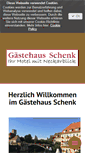 Mobile Screenshot of gaestehaus-schenk.de